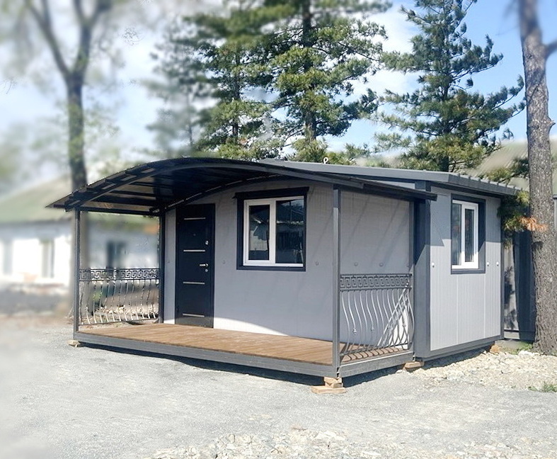 Жилой модуль 5.20х2.70м с террасой      на металлокаркасе.&nbsp; &nbsp; &nbsp; &nbsp; &nbsp; &nbsp; &nbsp; &nbsp; &nbsp;В НАЛИЧИИ