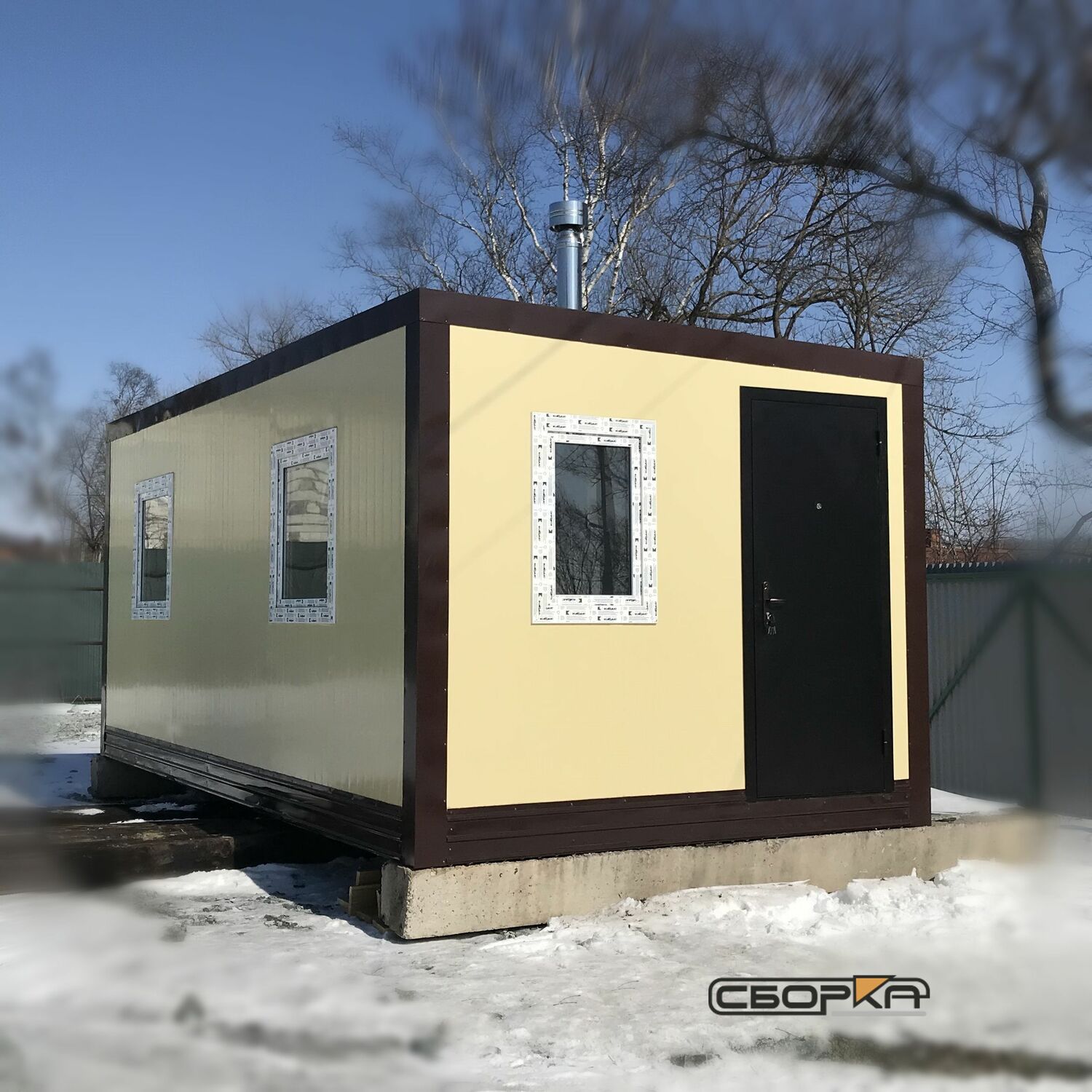 🔵Бытовой модуль 6.00х3.00м&nbsp;
